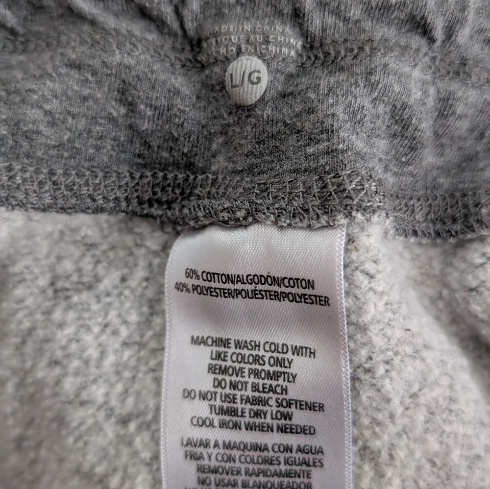 Tommy Hilfiger Charcoal Crewneck Calf Length Sweat Pants..Comfy..Large - Picture 2 of 2